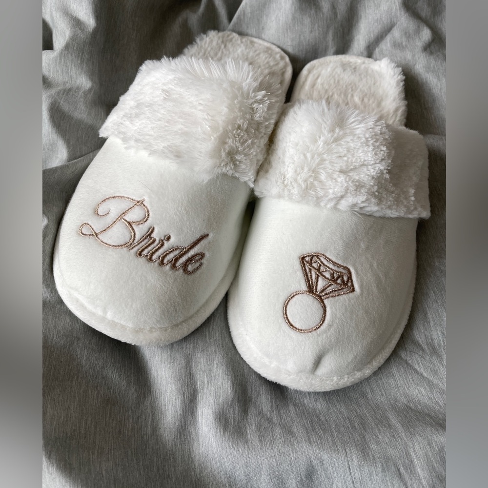 DB Studio Slippers for the Bride - Size 9/10